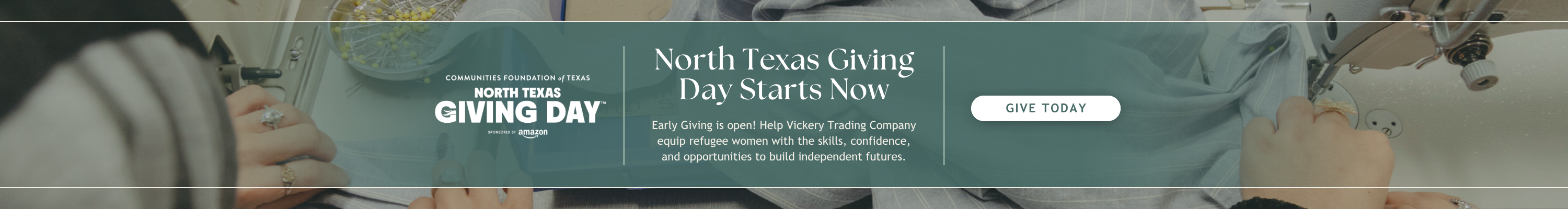 Support Vickery Trading Company on North Texas Giving Day.