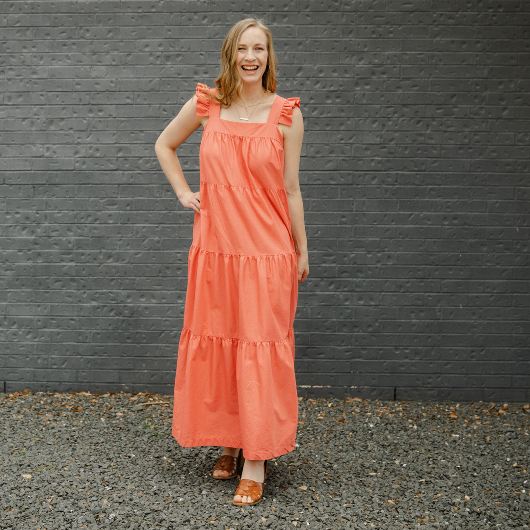 Coral Reef Bridesmaid Dress